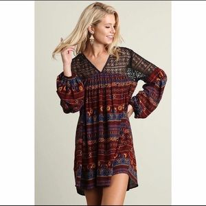 NWOT Umgee dress! Great detail